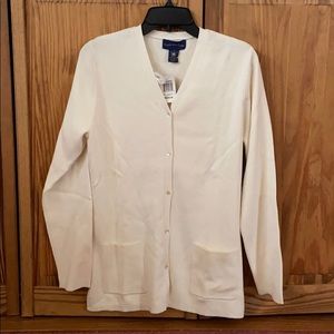 Charter Club White Cardigan NWT